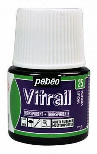 Barva na sklo Vitrail 45ml – 25 fialová