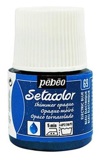 Barva na textil Setacolor 45 ml – 69 modrá Electric perleťová