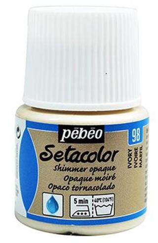 Barva na textil Setacolor 45 ml – 98 ivory lesklá