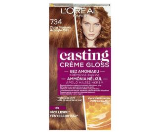 Barvící krém bez amoniaku Loréal Casting Créme Gloss - 734 zlatá medová - L’Oréal Paris