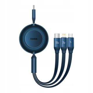 Baseus Bright Mirror 2 Kabel 3v1 Typ C na Micr