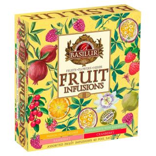 BASILUR Fruit infusions assorted II. ovocné čaje 40 sáčků