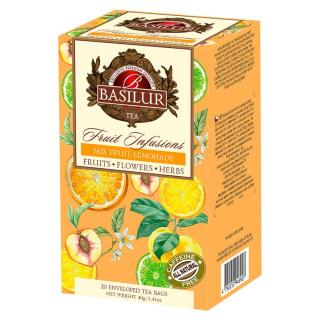 BASILUR Fruit mix fruit lemonade ovocný čaj  20 sáčků