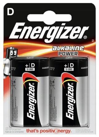 * Baterie Energizer Alkalická Power LR20 D -2ks