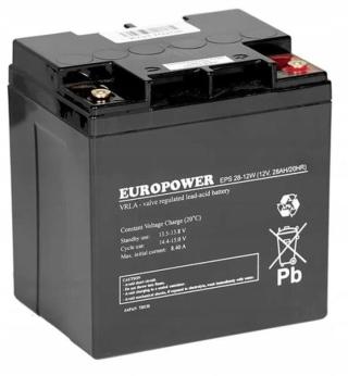 Baterie kabelová televize 28Ah 12W Europower