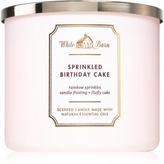 Bath & Body Works Sprinkled Birthday Cake vonná svíčka 411 ks