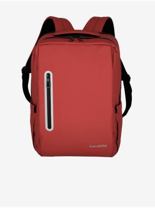 Batoh Travelite Basics Boxy backpack - červená