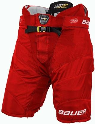 Bauer Hokejové kalhoty S21 Supreme Ultrasonic SR Červená M