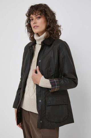 Bavlněná bunda Barbour Classic Beadnell Wax Jacket hnědá barva