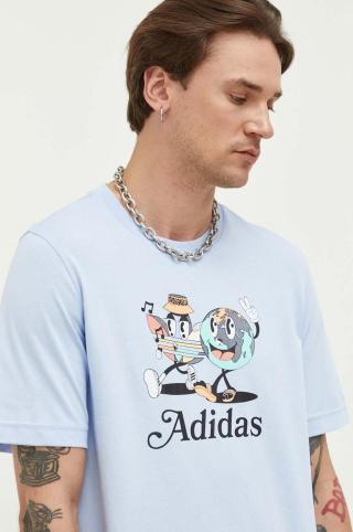 Bavlněné tričko adidas Originals s potiskem