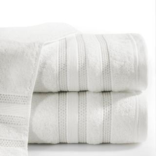 Bavlněný froté ručník s proužky JUDYTA 50x90 cm, krémová, 500 gr Mybesthome