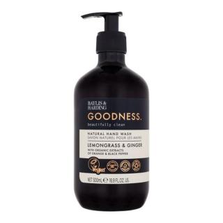 Baylis & Harding Goodness Lemongrass & Ginger Natural Hand Wash 500 ml tekuté mýdlo pro ženy