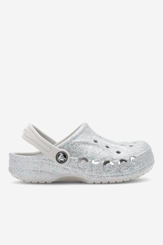 Bazénové pantofle Crocs BAYA GLITTER CLOG K 207015-040