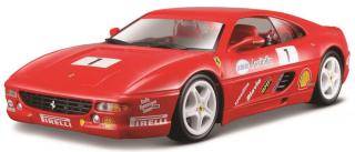 BBurago 1:24 Ferrari Racing F355 Challenge červená