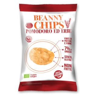 BEANNY CHIPS Rajčata a bylinky BIO 40 g