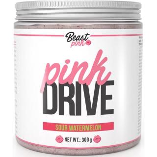 BeastPink Pink Drive podpora sportovního výkonu s kofeinem příchuť Sour Watermelon 300 g