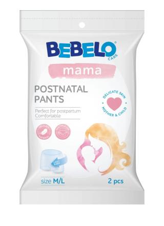 BEBELO Mama Postnatal Pants vel. M/L poporodní kalhotky 2 ks