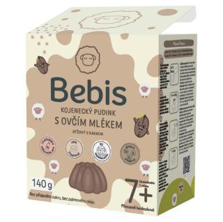 BEBIS Kojenecký pudink s ovčím mlékem rýžový s kakaem 140 g