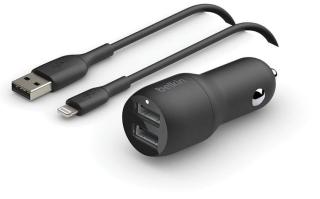 Belkin nabíječka do auta 2× USB 4800 mA, černá, CCD001bt1MBK