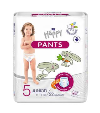 Bella Happy Pants Junior plenkové kalhotky 22 ks