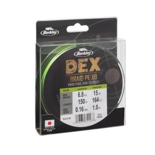 Berkley Šňůra DEX Braid x8 Chartreuse 150m