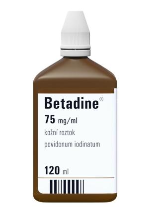 Betadine 75 mg/ml roztok 120 ml