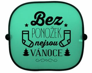 Bez ponožek nejsou vánoce Clona do auta