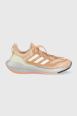 Běžecké boty adidas Performance Ultraboost 22 béžová barva