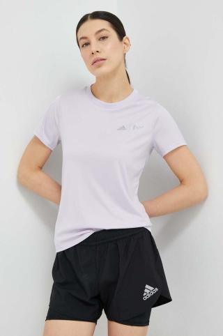 Běžecké tričko adidas Performance x Parley fialová barva