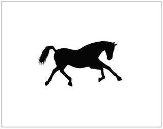 Běžící kůň Dárkový balící papír