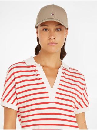 Béžová dámská kšiltovka Tommy Hilfiger Essential Flag Cap