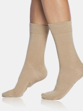 Béžové dámské ponožky Bellinda BAMBUS COMFORT SOCKS