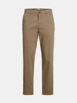 Béžové pánské chino kalhoty Jack & Jones Kane