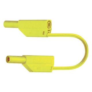 Bezpečnostní měřicí kabely MultiContact SLK425-E PVC, 0,75m, žluté