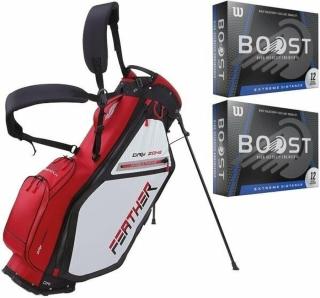 Big Max Dri Lite Feather SET Red/Black/White Stand Bag