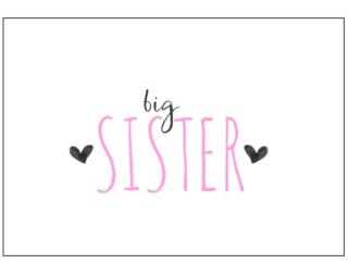 Big sister Plakát typ A4-A0