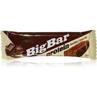 BigBar Protein 27 % proteinová tyčinka příchuť Chocolate & Cocoa Nibs 35 g