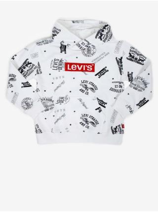 Bílá dětská vzorovaná mikina s kapucí Levi's®