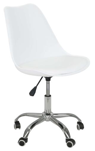 Bílá kancelářská židle MILANO