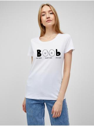 Bílé dámské tričko s potiskem ZOOT.Original Boob