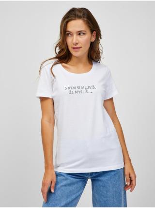 Bílé dámské tričko ZOOT.Original S kým si mluvíš, že myslíš