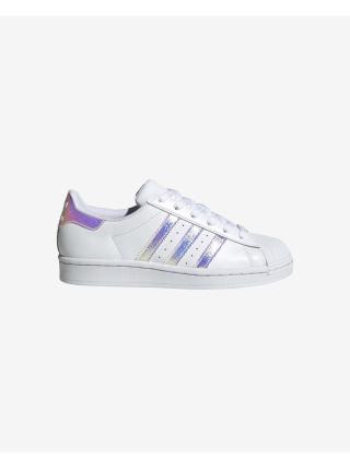 Bílé holčičí kožené tenisky adidas Originals Superstar