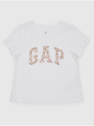 Bílé holčičí tričko Gap