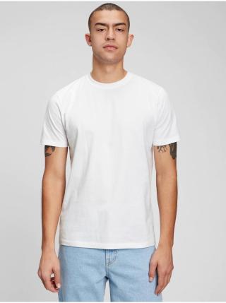 Bílé pánské basic tričko GAP