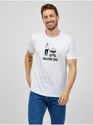 Bílé pánské tričko ZOOT.Original Walking Dad