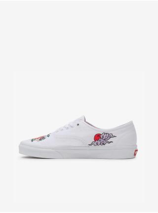 Bílé vzorované tenisky VANS UA Authentic