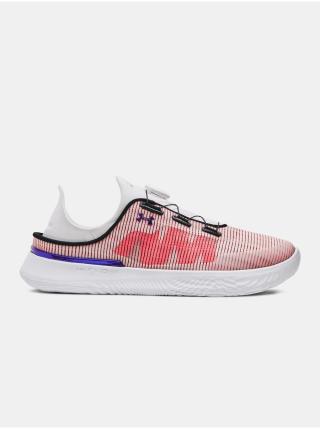 Bílo-růžové dámské sportovní tenisky Under Armour UA W Slipspeed Trainer Mesh