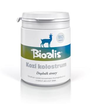 Bioalis Kozí kolostrum 180 kapslí