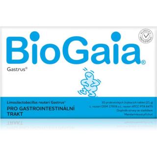 BioGaia Gastrus® žvýkací tablety s probiotiky příchuť Tangerine 30 tbl