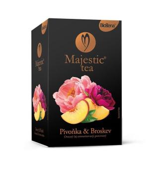 Biogena Majestic Tea Broskev & Pivoňka porcovaný čaj 20x2,5 g